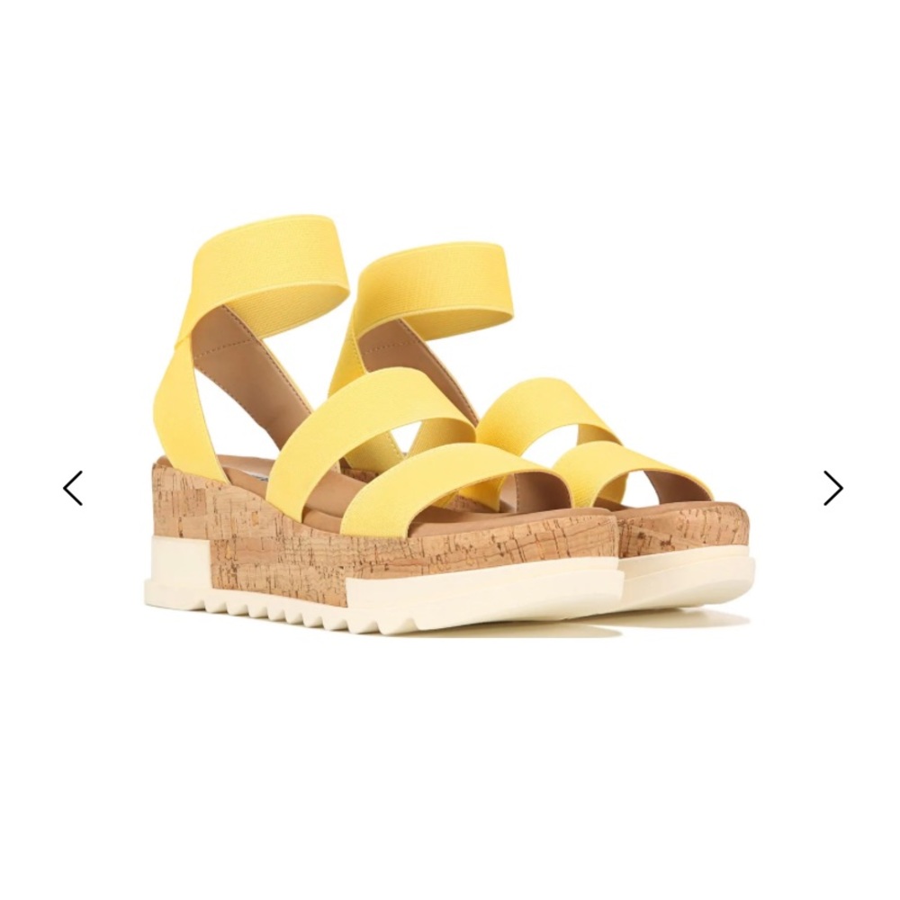 Steve Madden Bandi Wedge Platform Sandal Size 8